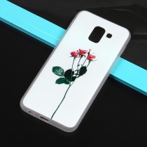 Чехол ТПУ с цветами для Samsung Galaxy J6 (2018), арт.010776