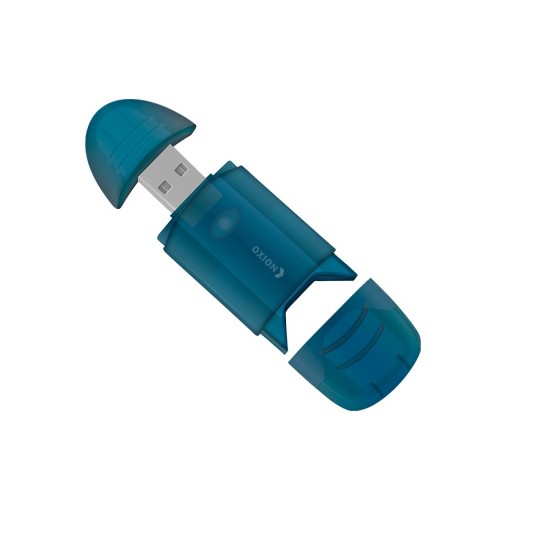 Картридер OXION OCR003BL, USB 2.0, арт.011845