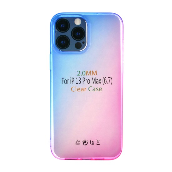Чехол для iPhone 13 Pro Max Градиент, ТПУ, арт.012964