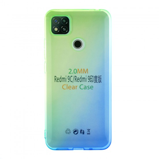 Чехол для Xiaomi Redmi 9C Градиент, ТПУ, арт.012962