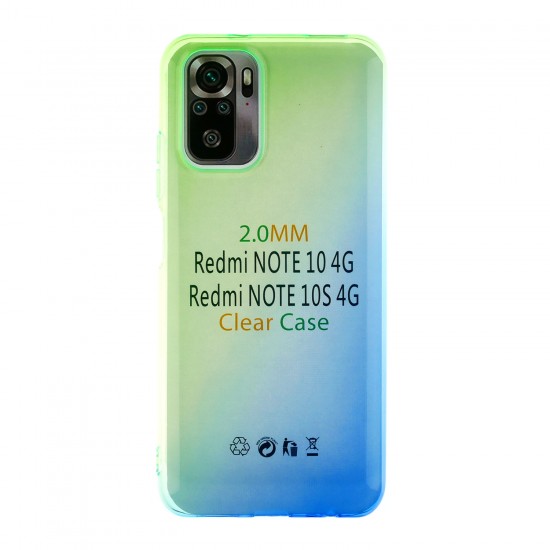Чехол для Xiaomi Redmi Note 10/10S Градиент, ТПУ, арт.012962