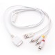AV кабель для Apple iPad/iPhone/iPod с USB, арт.000323/000546