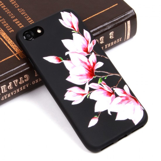 Чехол ТПУ Цветы для iPhone 7/8, арт.010075
