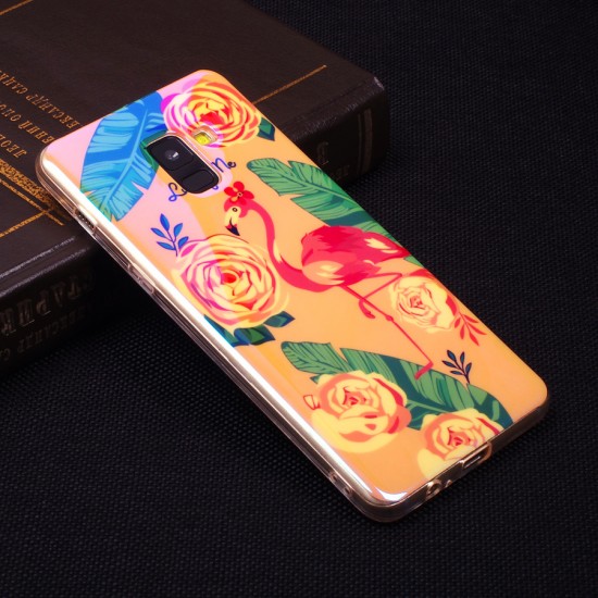 Панель ТПУ Blue Shine для Samsung Galaxy A8+ (2018), арт.010444