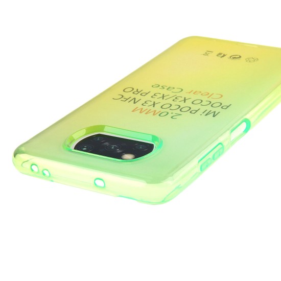Чехол для Xiaomi Poco X3/ X3 Pro/ X3 NFC Градиент, ТПУ, арт.012963