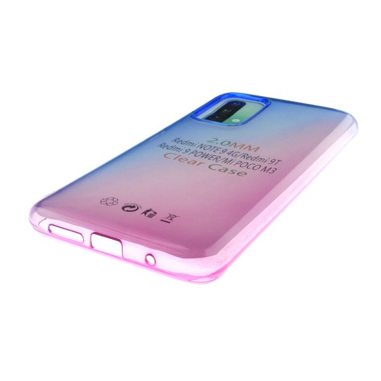 Чехол для Xiaomi Poco M3 Градиент, ТПУ, арт.012964