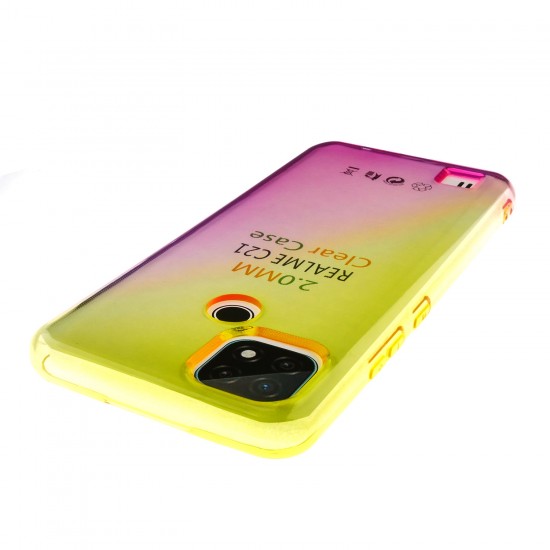 Чехол для Realme C21Y/C25Y Грдиент,ТПУ,  арт.012965