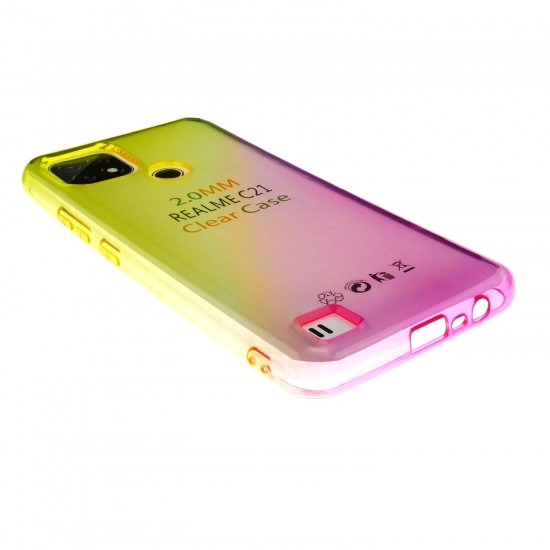Чехол для Realme C21Y/C25Y Грдиент,ТПУ,  арт.012965
