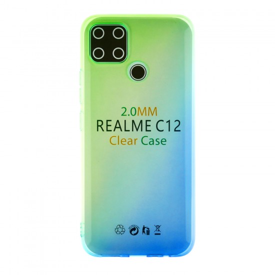Чехол для Realme C25/С25s Градиент, ТПУ, арт.012962