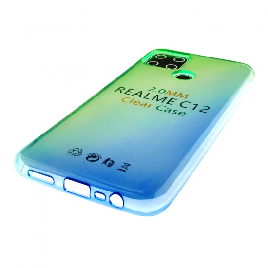 Чехол для Realme C25/С25s Градиент, ТПУ, арт.012962