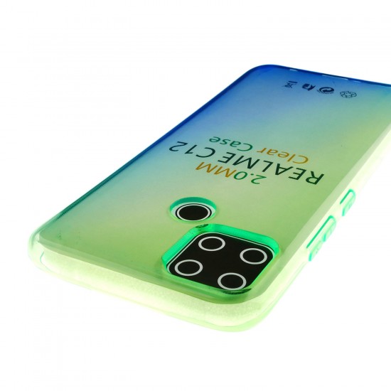 Чехол для Realme C25/С25s Градиент, ТПУ, арт.012962