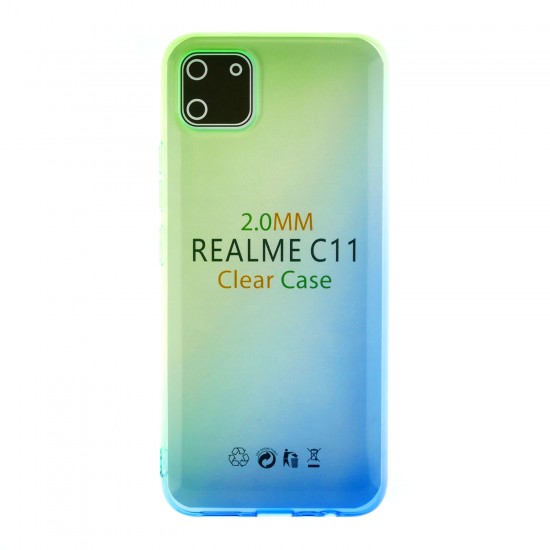 Чехол для Realme C11 Градиент, ТПУ, арт.012962