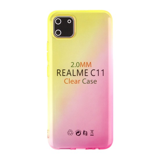 Чехол для Realme C11 Градиент, ТПУ, арт.012965