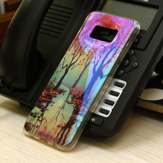 Панель ТПУ Blue Shine для Samsung Galaxy S8 Plus, арт.009987