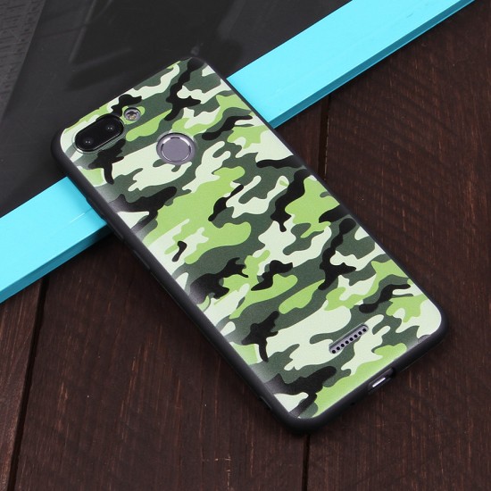 Чехол ТПУ камуфляж для Xiaomi Redmi 6, арт.011058