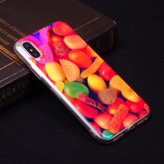 Панель ТПУ Blue Shine для iPhone X/XS, арт.010438
