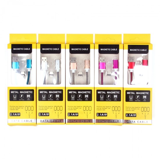 USB дата кабель магнитный micro USB Type-C, арт. 009804