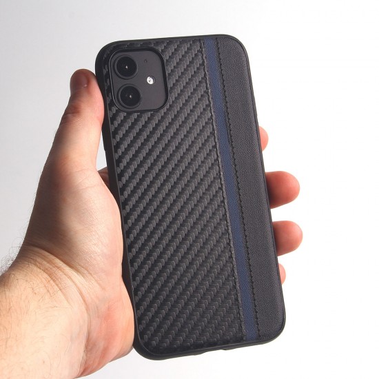 Чехол для iPhone 11  карбоновый , арт.012465