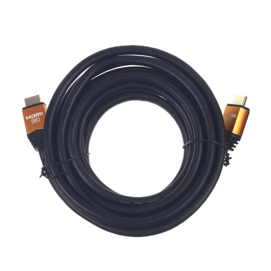 Кабель HDMI, версия 2.1, AL-коннектор, RT-05-03, 4м, арт. 012749