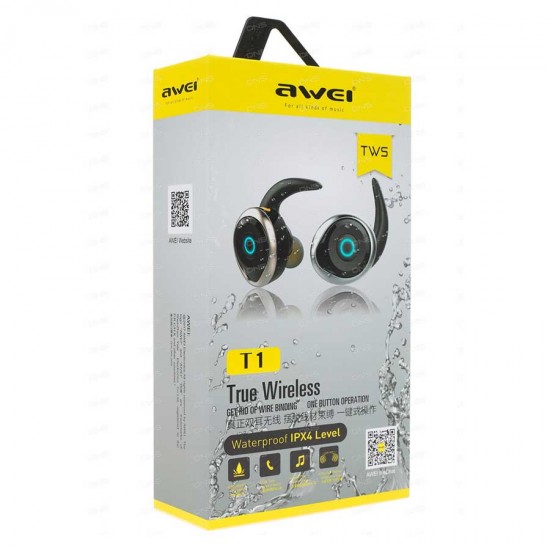 Беспроводные наушники AWEI T1, арт.010916