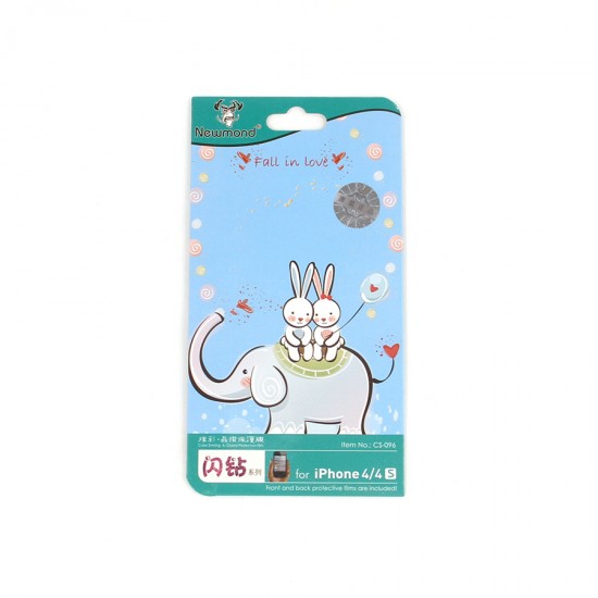 Декоративная пленка 2 в 1 для iPhone 4/4S, арт.CS-096