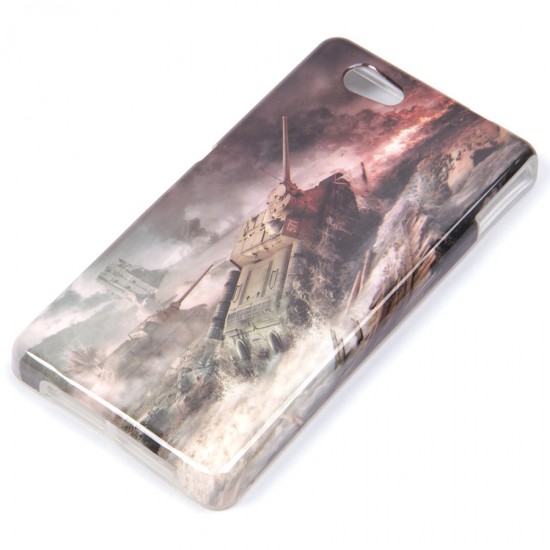 Чехол ТПУ World of Tanks для Sony Xperia Z1 Compact/mini, арт.008499