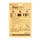 Декоративная защитная пленка 2 в 1 для iPad mini, арт.GM-007