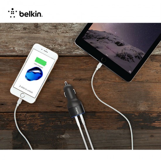 Автомобильный адаптер Belkin на 2 USB 2100 mAh, арт.008726