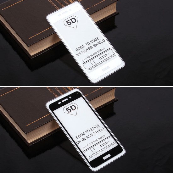 Защитное стекло Full Glue для Huawei Honor 6С Pro на полный экран, арт.010630