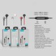 Спортивные наушники Celebrat FLY-5 с bluetooth, арт.011636