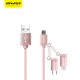 USB дата кабель 3 в 1 для Lightning/Type-C/micro USB AWEI CL-990, 1 м, арт.011600