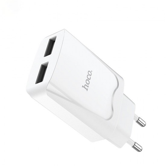Сетевой адаптер Hoco C52A на 2 USB 2.1 А, арт.011485