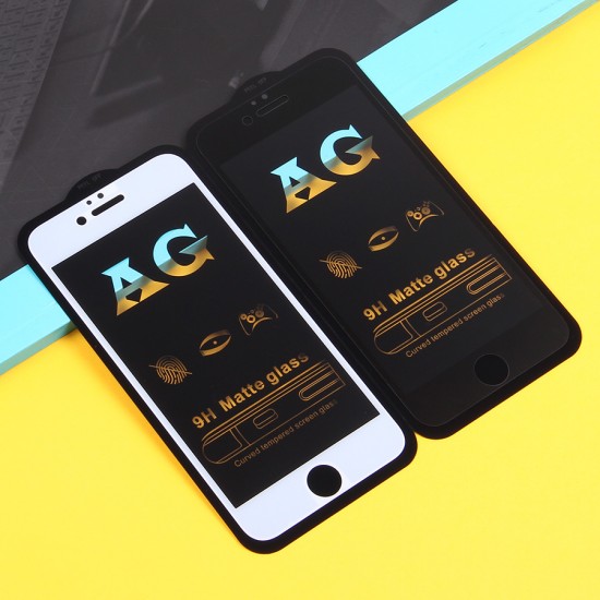 Защитное стекло Full Glue матовое для iPhone 6/6S на полный экран, арт.010977