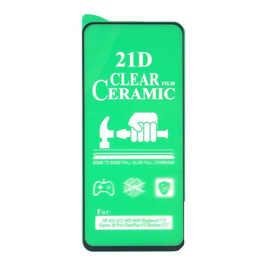 Стекло Ceramic Realme 7 противоударное, в тех.упак. (в комп. 25 шт), арт. 012537