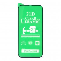 Стекло Ceramic iPhone 12 Pro Max противоударное, в тех.упак. (в комп. 25 шт), арт. 012537