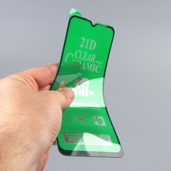 Стекло Ceramic Samsung Galaxy A02/A02s/A12/M12 противоударное, в тех.пак. (комп. 25 шт), арт. 012537