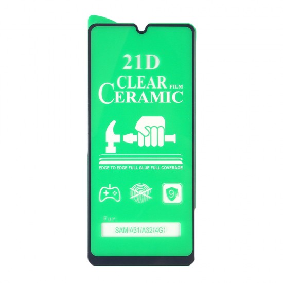 Стекло Ceramic Samsung Galaxy A32 4G противоударное, в тех.упак. (в комп. 25 шт), арт. 012537
