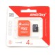 MICRO SD 4Gb Smart Buy Class 10 с адаптером SD