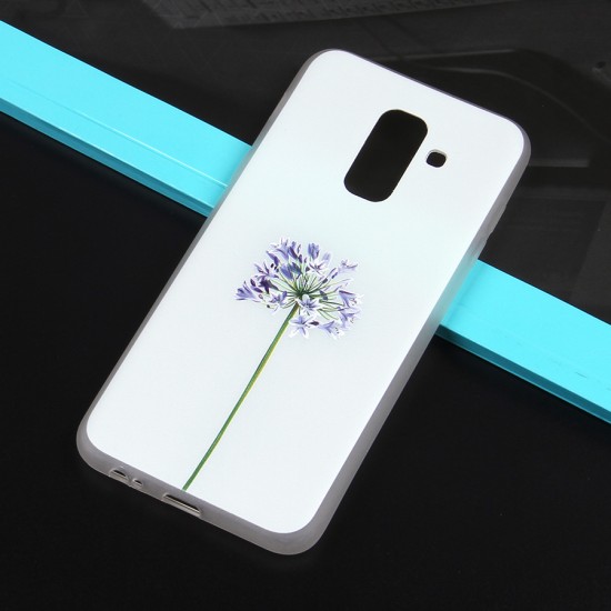 Чехол ТПУ с цветами для Samsung Galaxy A6+ (2018), арт.010777