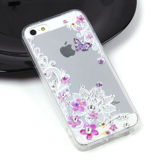 Чехол со стразами для iPhone 5/5S, арт.010526