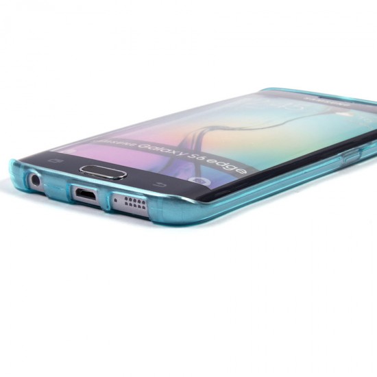 Силиконовый чехол со стразами для Samsung Galaxy S6 edge, арт. 008592