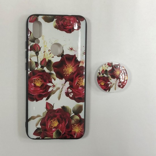 Чехол ТПУ с попсокетом для Xiaomi Redmi 7, арт.011356