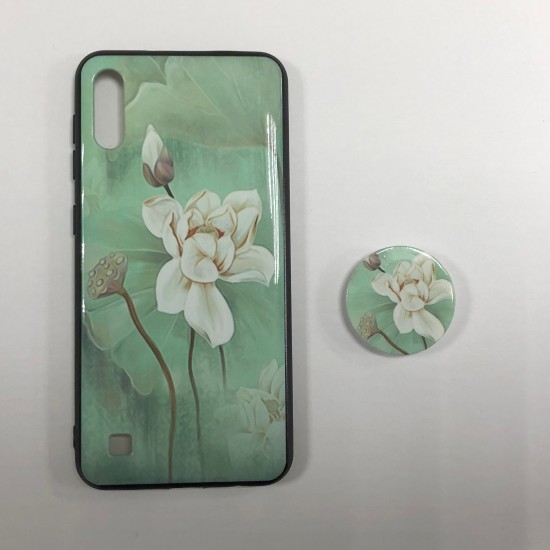 Чехол ТПУ с попсокетом для Samsung Galaxy A10, арт.011354