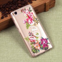 Силиконовый чехол с цветами для Xiaomi Mi5S, арт. 009617