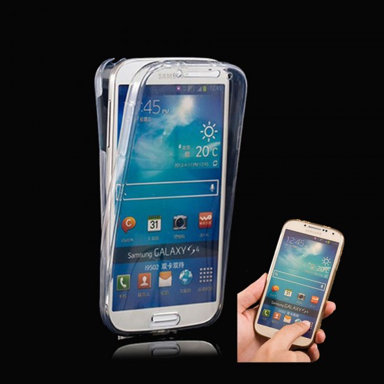 Силиконовый чехол 2 в 1 для Samsung i9500 Galaxy S4 0.3 мм, арт.008889
