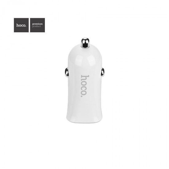 Автомобильный адаптер Hoco Z12 elite на 2 USB с кабелем Micro, арт.011264