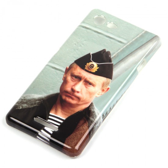 Чехол ТПУ Путин для Sony Xperia E3, арт.008519