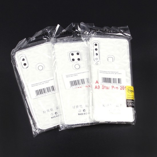 Силиконовый чехол Diamond для Huawei P30 Lite, арт. 010635
