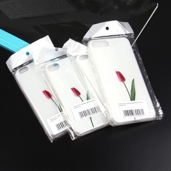 Чехол ТПУ с цветами для iPhone 5/5S, арт.010775