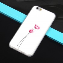 Чехол ТПУ с цветами для iPhone 6/6S, арт.010774